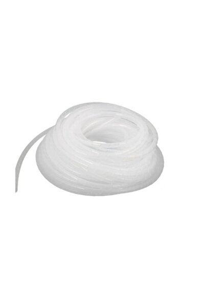 Kablo Sarma Taşıma Spirali Beyaz 10 mm 100 m