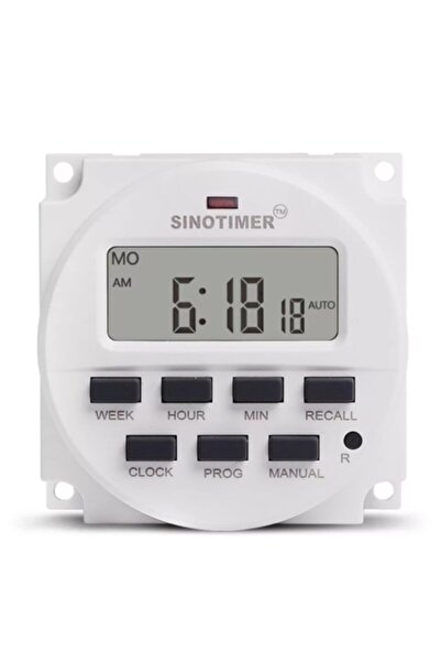 BMK ELECTRO ANKARA Dijital 220 V Ac Haftalık 7 Gün Programlanabilir Zamanlayıcı Anahtarı Ile Ul Listelenen Röle