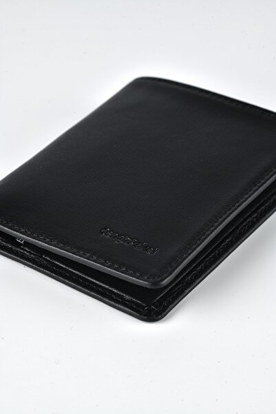 CENGİZ PAKEL Gerçek Deri Siyah Cüzdan