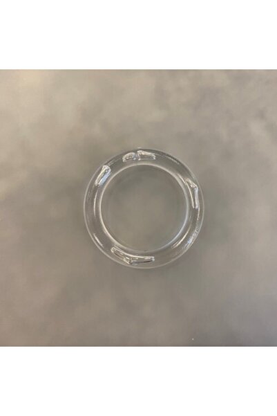 Erbey Plastik Rustik Perde Halkası Şeffaf - 10 Adet