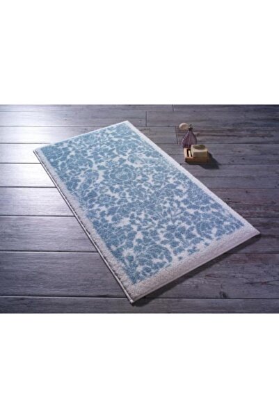 Confetti Stencıl 50x57 Antik Mavi Banyo Halısı