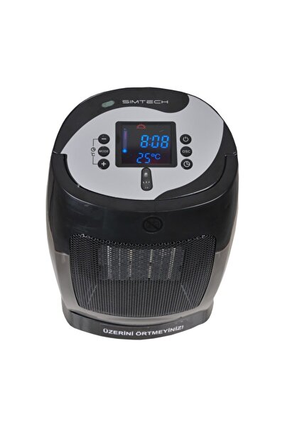 Simtech KM-1727 Dijital Seramik Fanlı Isıtıcı