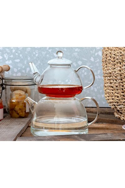 Genel Markalar Cam Çaydanlık 800+1500 Ml