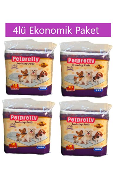 Maxisol Petpretty Lavanta Kokulu Köpek Çiş Eğitim Pedi 90x60 Cm - 4lü Paket (...