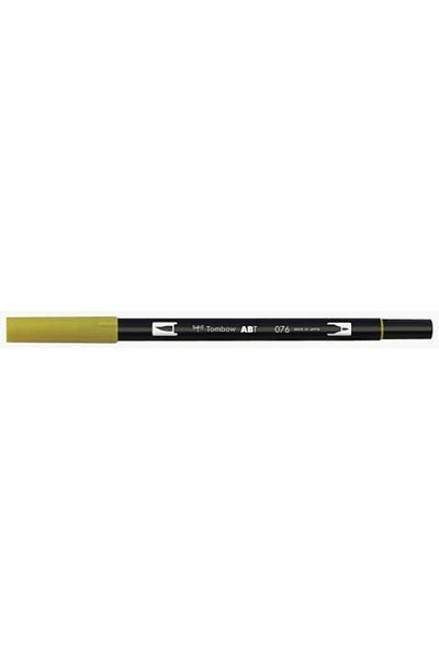 Tombow Ab-T Graphic Pen Green Ocher 076