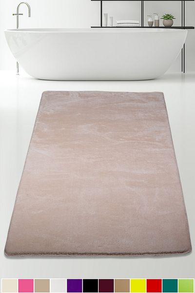 Bonny Home Elite Mink 80x150 cm βελούδινο χαλάκι μπάνιου με αντιολισθητική βάση Pufidik χαλί μπάνιου