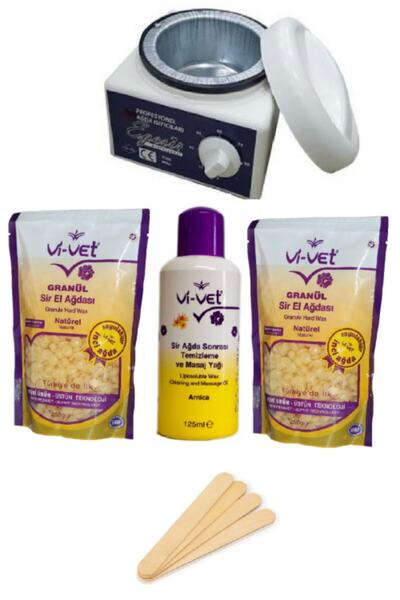 Genel Markalar Vivet Naturel Soyulabilir Ağda Seti Makine 2 Granül Boncuk Ağd...