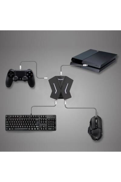 Rush Zodıaq Rcon501 Xbox Ps4 Uyumlu Klavye Mouse Adaptörü Çevirici