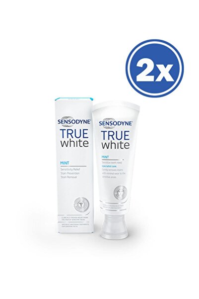 Sensodyne True White Ağız Diş Bakım Macunu Naneli 75 Ml 2 Adet