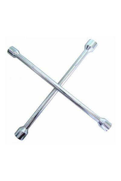 Genel Markalar Bijon Anahtarı Dörtlü Dört Kollu Istavroz 4'Lü Döküm Çelik Araba Lastik Değişimi