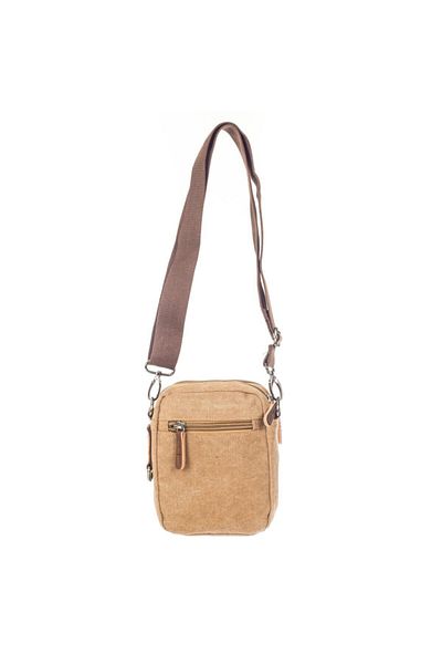 ÇÇS Τσάντα Unisex Καφέ χιαστί 31067