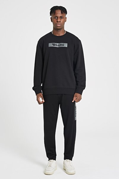 Gang Unisex Siyah Icon Alt Üst Takım