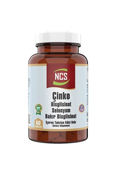 NCS Çinko   Bisglisinat 60 Tablet Selenyum Bakır Bisglisinat