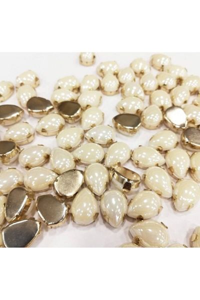 yiğit aksesuar Safe Sewing Pearl Stone 50 Pieces 13x18 cm