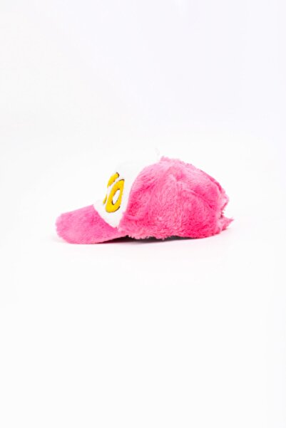 Kapin Unisex Pembe Peluş Şapka