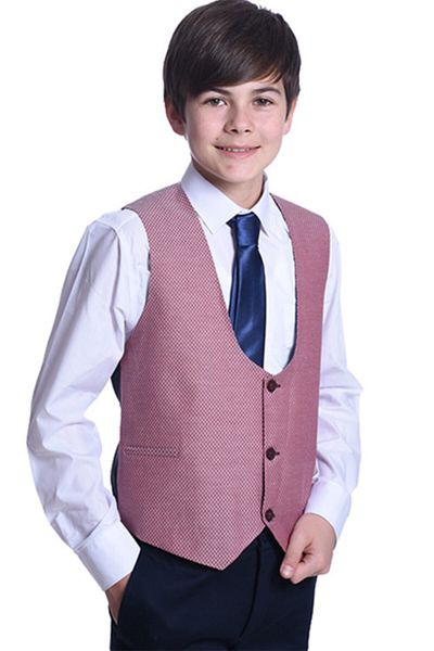ceocuk Boy's Dusty Rose Suit