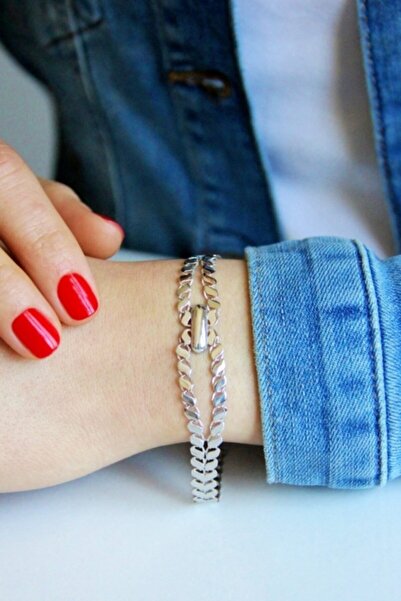 Argentum Concept 925 Ayar Gümüş Tasarım Bileklik - B074201