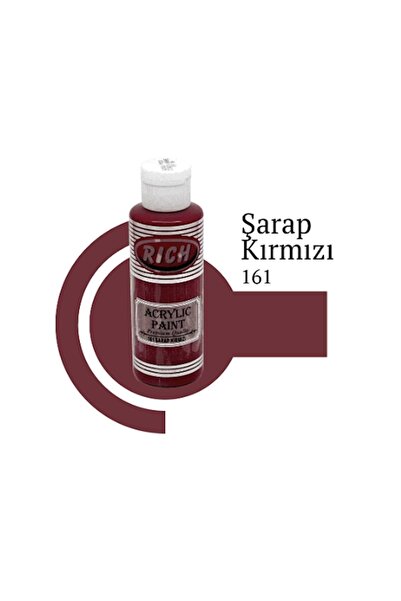 Rich Rıch Akrilik Boya 161 Şarap Kırmızı 120 Cc