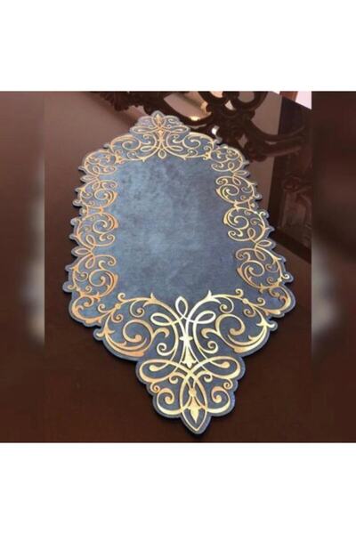 Diva Home Luxury Leather Velvet Runner 100X33 cm