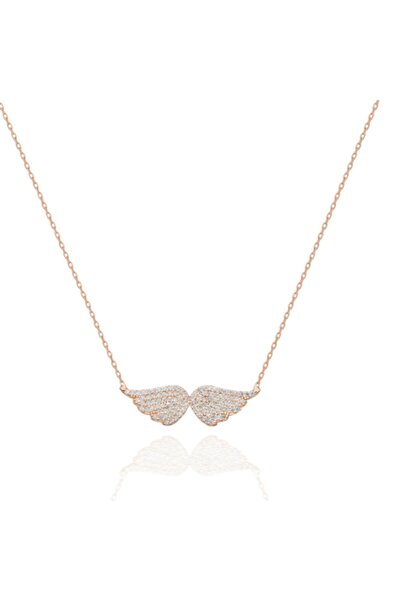 erkoç gold & silver 925 Ayar Gümüş Melek Kanadı Kolye