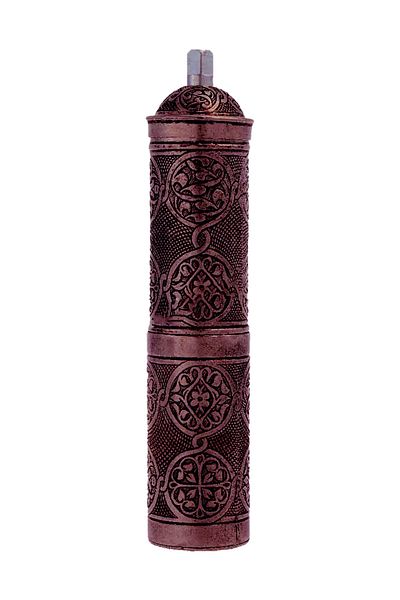 BAZAAR 4 Ottoman Nostalgic Coffee And Spice Hand Grinder Plain Antique Copper Color