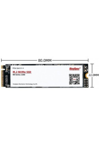KINGSPEC Ne-512gb/2280 Nvme Pcıe Ssd Ne 22x80mm 512gb M.2 2400-1900mb/s Pcıe Gen 3x4