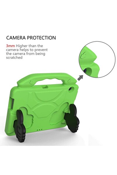 UnDePlus Samsung Galaxy Tab S6 Lite 2024 P620 P610 Kılıf Uyumlu Tutmalı Standlı Silikon Case 13-15-17