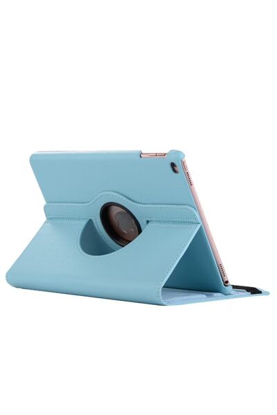 UnDePlus Ipad Mini 2  Uyumlu Turkuaz 360 Dönebilen Standlı Case Kılıf A1489 A...
