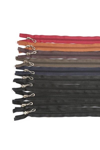 Koza Fermuar 10'lu Karışık Ferace Fermuarı