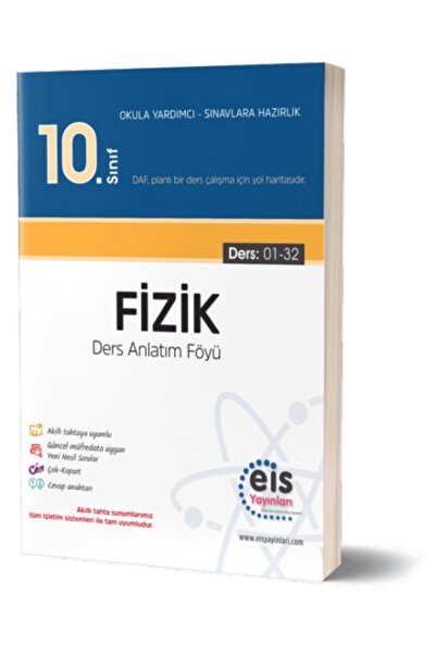 eis Yayınları Eis 10 Sınıf Fizik Ders Anlatım Föyü Eıs Yayınları