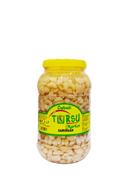 TURŞU MARKET Sarımsak Turşusu 3 Lt Naturel Doğal Fermente