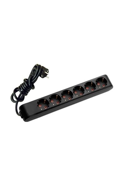 VİKO Multi-let Six Socket 3 Meters Black Color90133603
