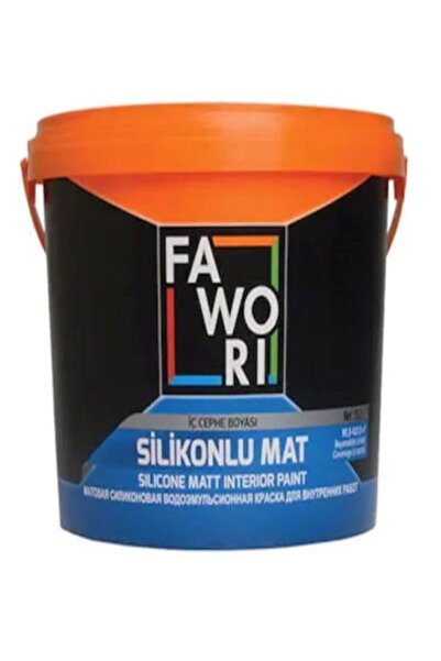 Fawori Silikonlu Mat Iç Cephe Boyası 2,5 L. Andezit 45