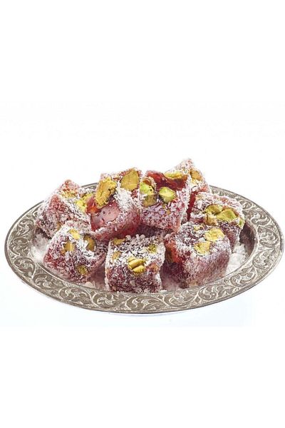 Can Kardeşler Kuruyemiş 500 Gr Mini Turkish Delight - Coconut, Pomegranate and Pistachio