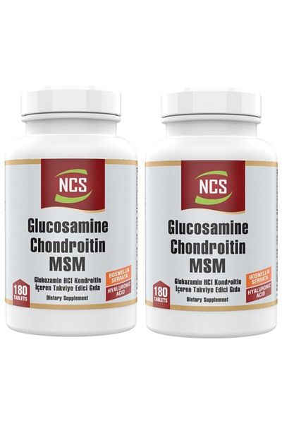 NCS Glucosamine Chondroitin Msm 180 Tablets X 2 Boxes Boswellia