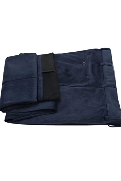 Doratte Moda Kadife Pantolon (Klasik Kesim)ince Fitilli Yüksek Bel Içi Polarlı