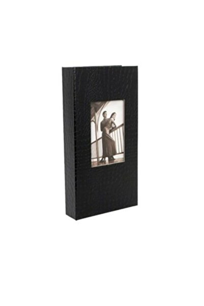 GünTech جلد أسود - ألبوم صور نافذة مقاس 10x15 300