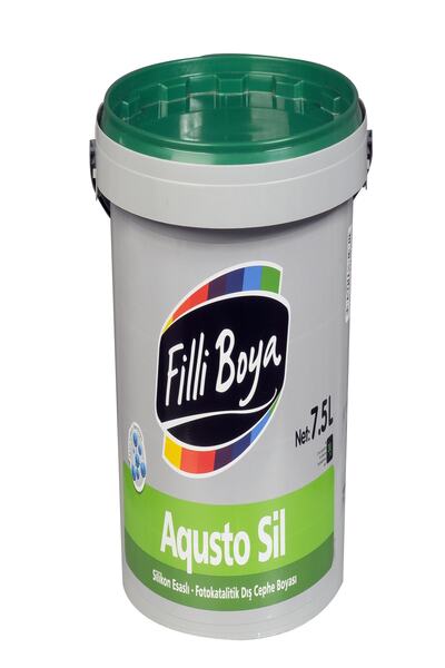 Filli Boya Aqustosil Silikonlu Dış Cephe Boyası 7,5 Lt. Beyaz