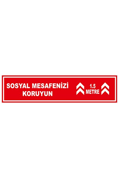 MIGNATIS Zaštitite svoju socijalnu distancu Napisana naljepnica za postavljan...