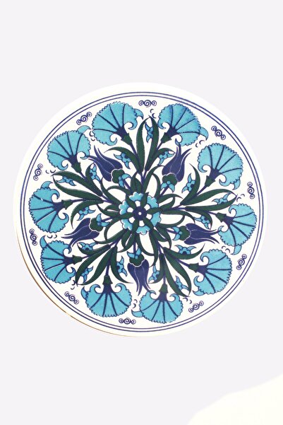 Eren Çini Seramiği Seramik Çini Desenli Nihale