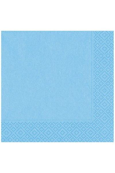 Happyland Light Blue Napkin 40 Pieces 33x33 Cm
