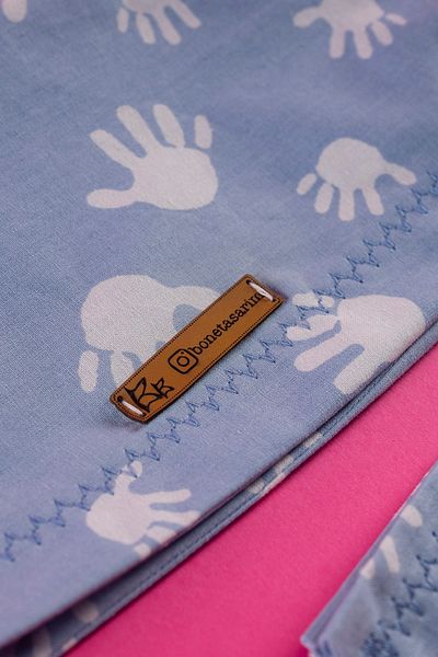 Best Bone Blue Small Hands Patterned Surgical Cap