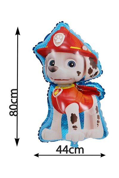 Parti dolabı Paw Patrol Marshal Themed Foil Balloon Birthday Party Balloon Paw Oil Dogs 80x44cm