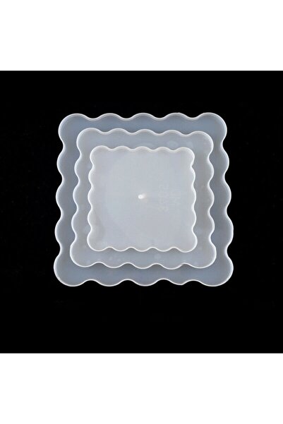 Genel Markalar Reçine Epoksi Ve Beton Kalıbı - Kare Kek Stant Sadece Kalıp -k...