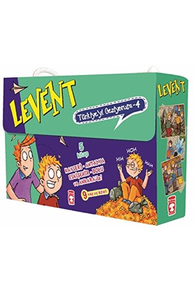 Timaş Çocuk Levent Türkiye'yi Geziyorum Hikaye Seti - 4 (5 Kitap)