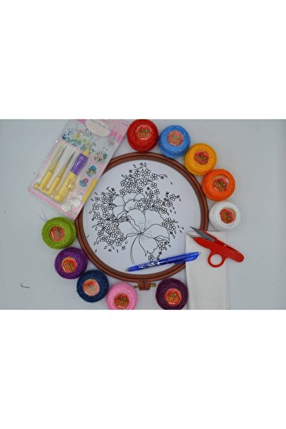 HaserEticaret Punch (panç) Nakış Seti,punch Iğnesi,punch Ipi,kasnak