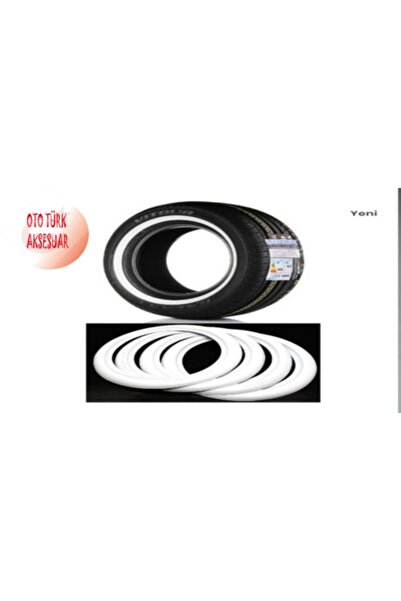 Atlas Beyaz Lastik Yanağı 4 Lü Set 13 Inç