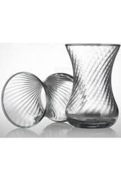 Paşabahçe 6 Adet Ince Belli Optikli Çay Bardağı 42781