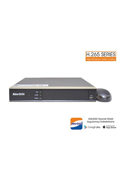 SPY Ad-7016nvr 16 Kanal 5mp H265 Nvr 1x10tb Hdd 4k Hdmı&vga(adapt