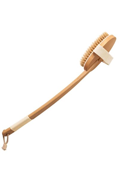Generic Brand Bathroom Back Brush Long Wooden Handle